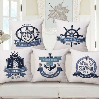 Nautical Cotton Cushion