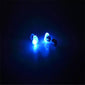 One Pair of earrings personalized lights flashing LED, Heart