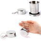 Collapsible Cup Stainless Steel, Portable, Ecologic