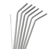 Stainless Steel Drinking Straws Reusable 6pcs