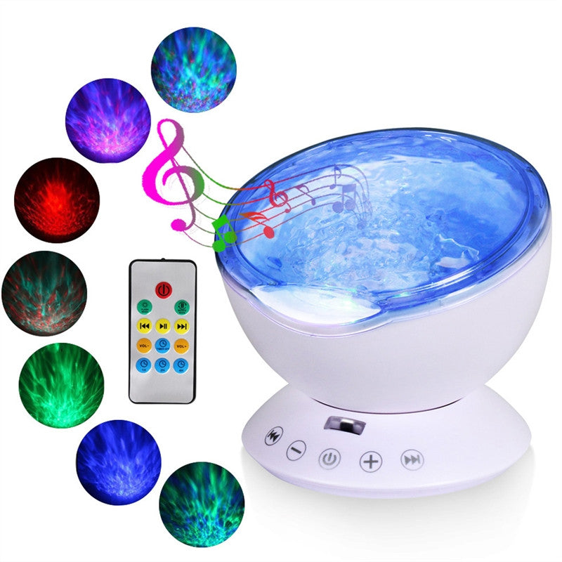 LED Projector Light ocean wave, Ocean Wave Projector, with Remote Cont ...