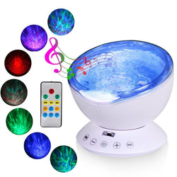 LED Projector Light ocean wave, Ocean Wave Projector, with Remote Control and USB cable