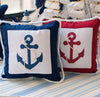 Cushion Cover Embroidered, Decorative Pillows, Nautical Style