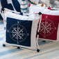 Cushion Cover Embroidered, Decorative Pillows, Nautical Style